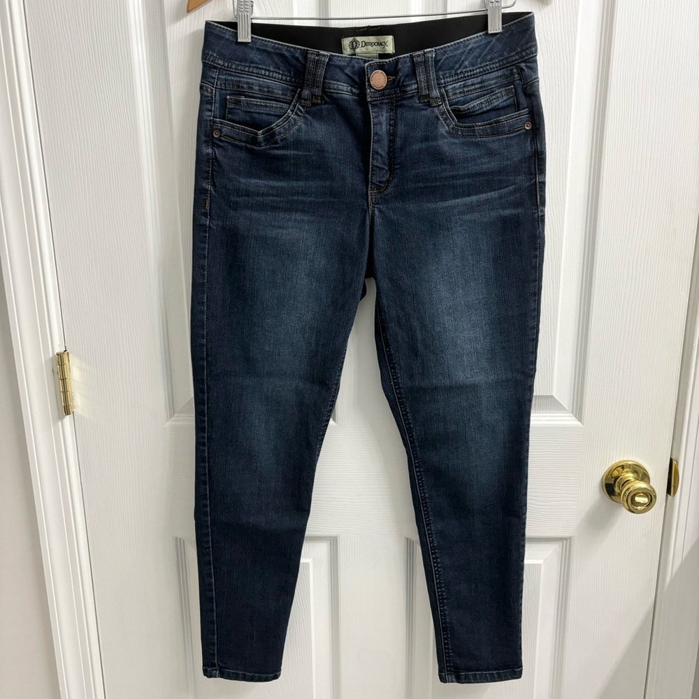 Democracy “Ab” Technology Skinny Jeans 10 Medium Dark Wash Stretch Waistband